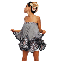 Jupe Robe Capucine Taupe