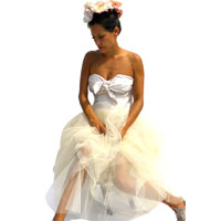 Robe Longue Lady A Cr�me