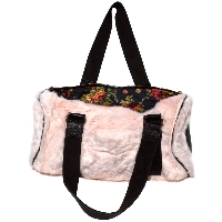 Sac Polo Pink fausse fourrure