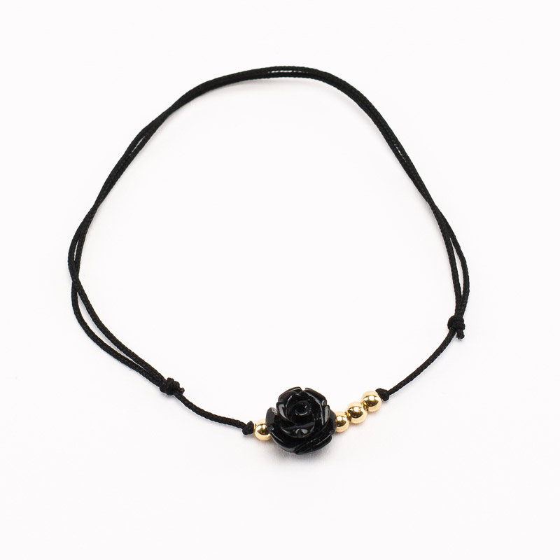 Bracelet Les Charmeuses cordon et tourmaline Bracelet Les Charmeuses cordon et tourmaline