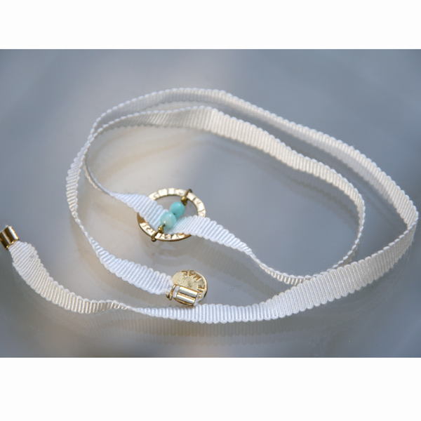 Bracelet Feel'in colors or amazonite-blanc