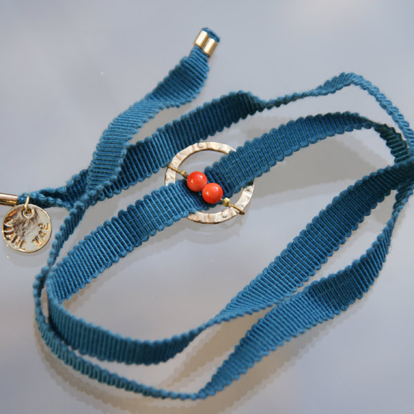Bracelet Feel'in colors or corail-indigo