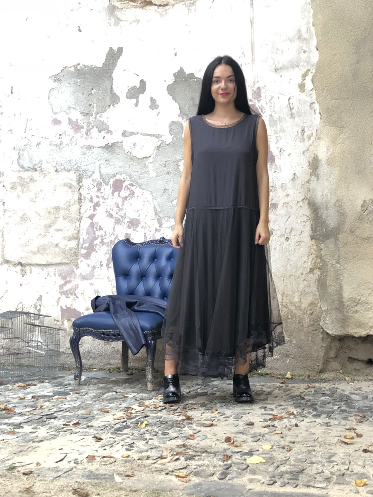 Robe longue Amazing Dress Black - Collection Tulle Robe longue Amazing Dress Black - Collection Tulle