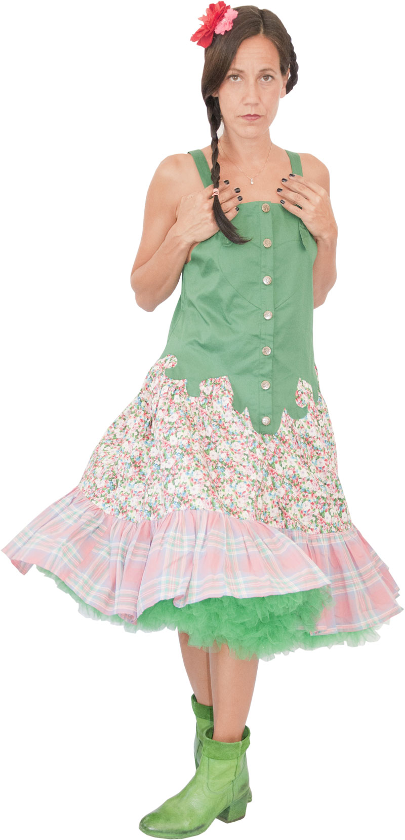 Robe Apache Green Collection Lilisko Robe Apache Green Collection Lilisko