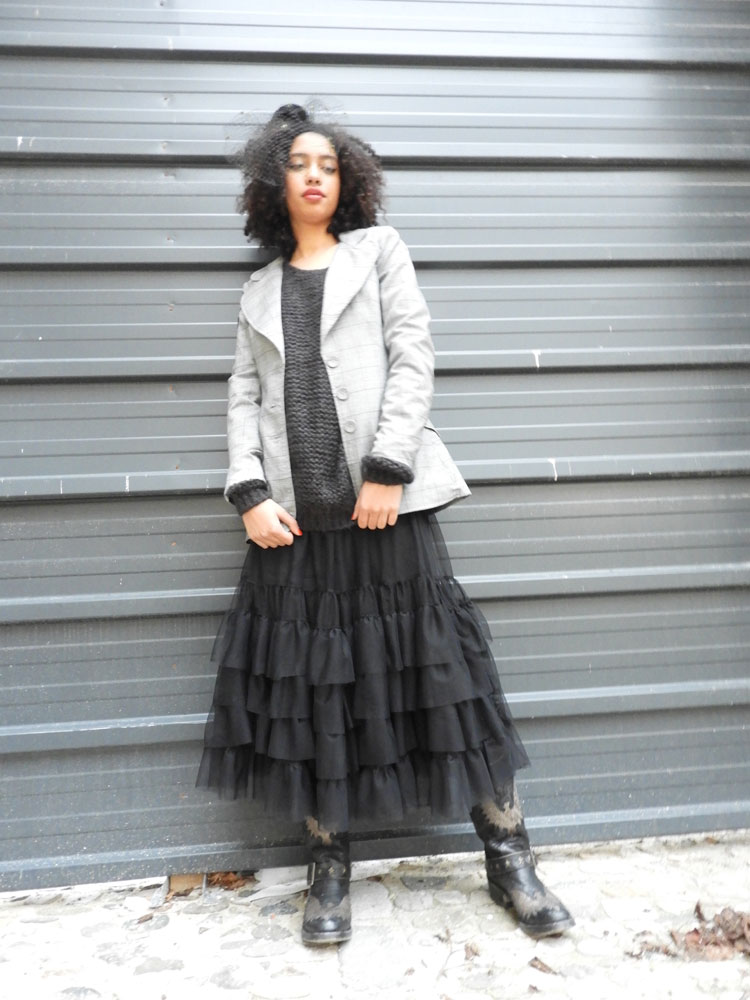 Jupon long Crazy Jupon Black - Collection Tulle Jupon long Crazy Jupon Black - Collection Tulle