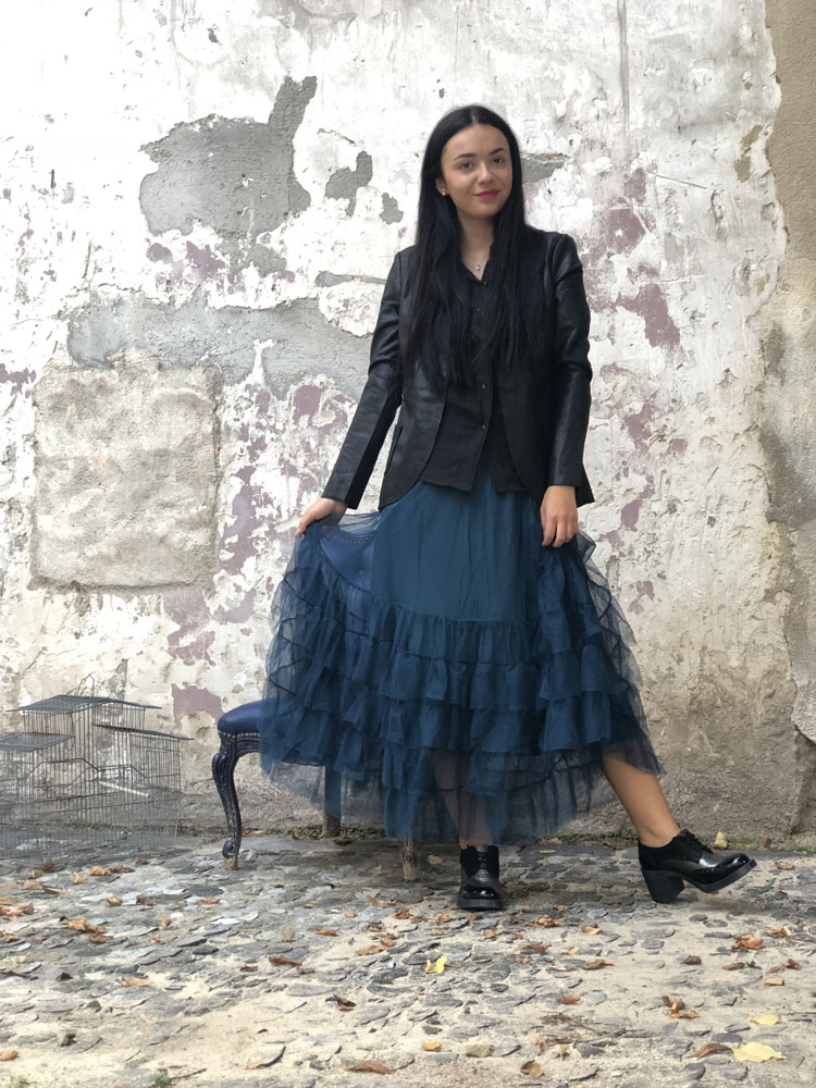 Jupon long Crazy Jupon Navy - Collection Tulle Jupon long Crazy Jupon Navy - Collection Tulle