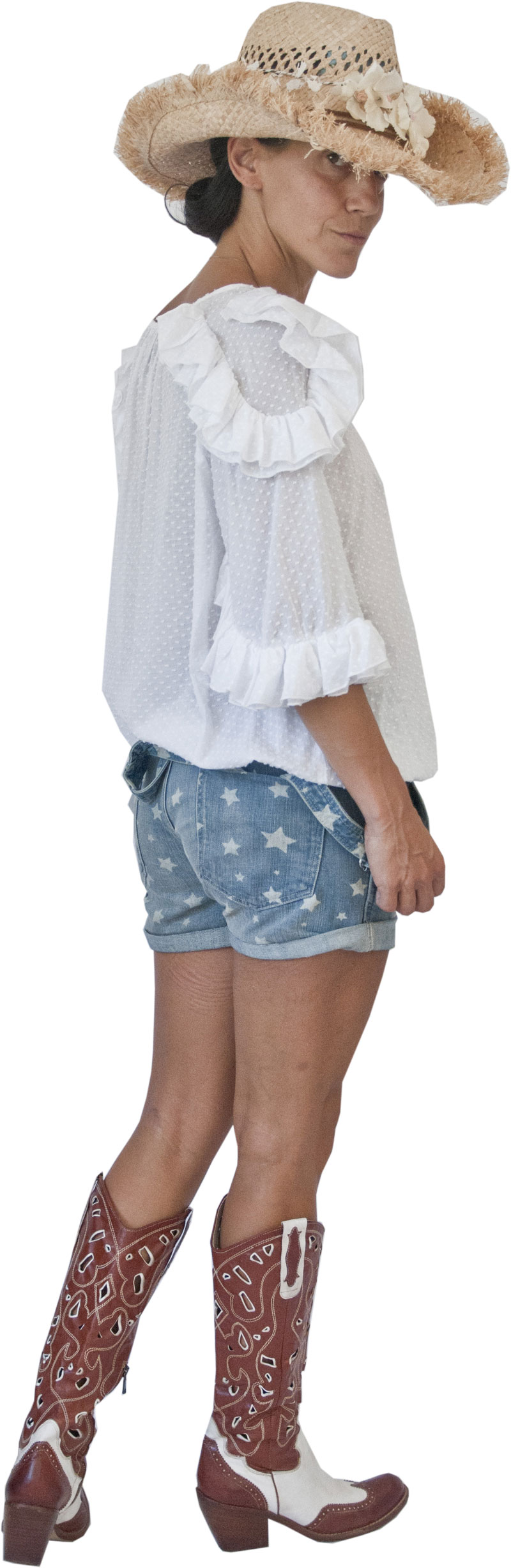 Top Delia White Collection Hippy Chic Top Delia White Collection Hippy Chic