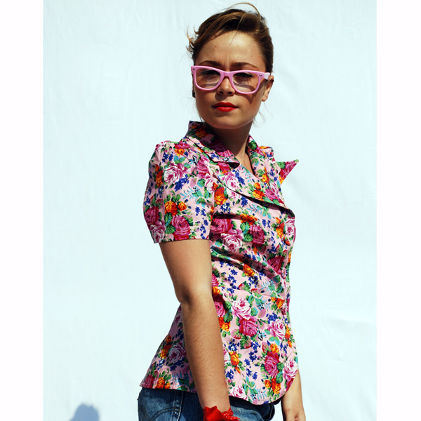 Top Lauren Pink Fleur