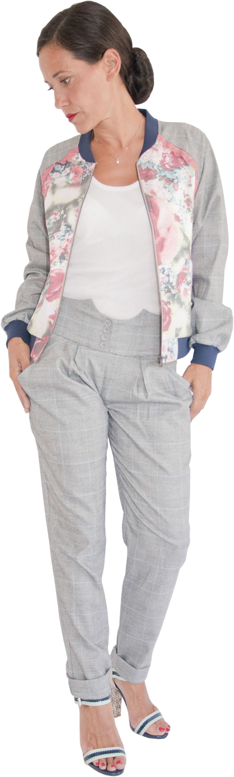 Pantalon Milo Prince de Galle Collection Jolie Madame Pantalon Milo Prince de Galle Collection Jolie Madame